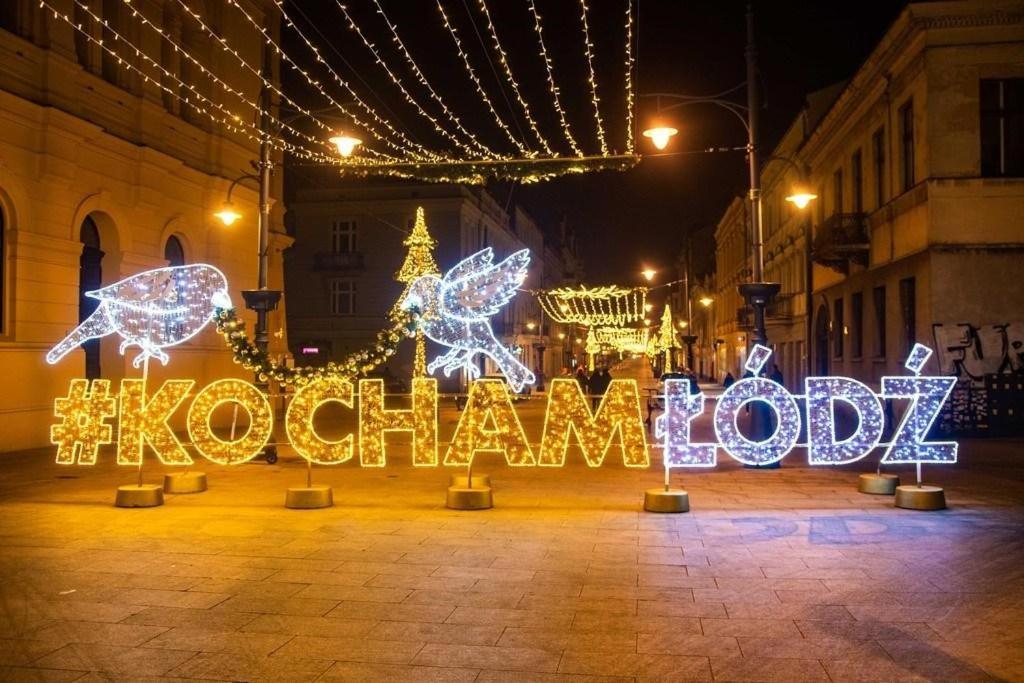 Apartament I Love Piotrkowska Z Wielkim Lustrem, Balkonem I Klimatyzacja Łódź Exteriör bild